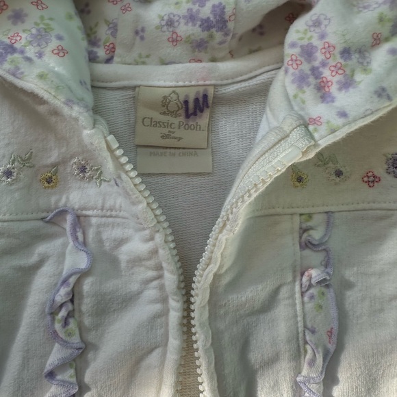 Disney White and Lavender Raincoat for Kids - Picture 2 of 4